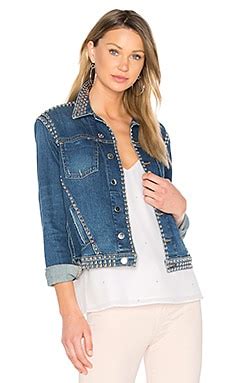 l agence celine studded jacket|L'AGENCE Celine Studded Jacket in Authentique Distressed.